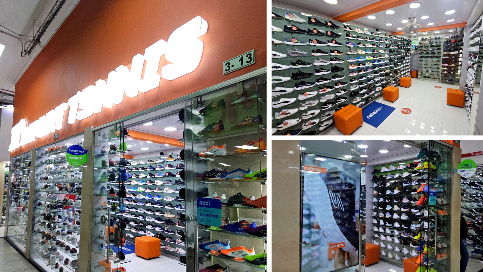 Tienda física Import Tennis en Bucaramanga