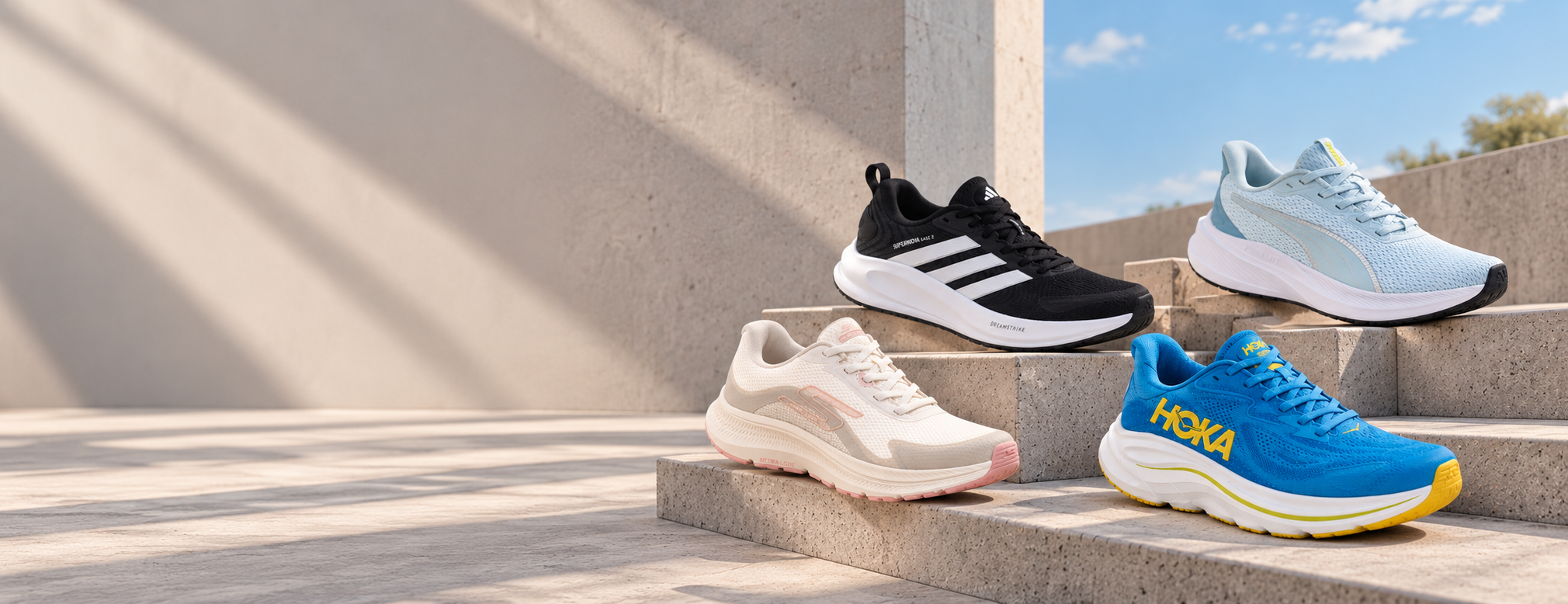 Selección de tenis de running disponibles en Import Tennis